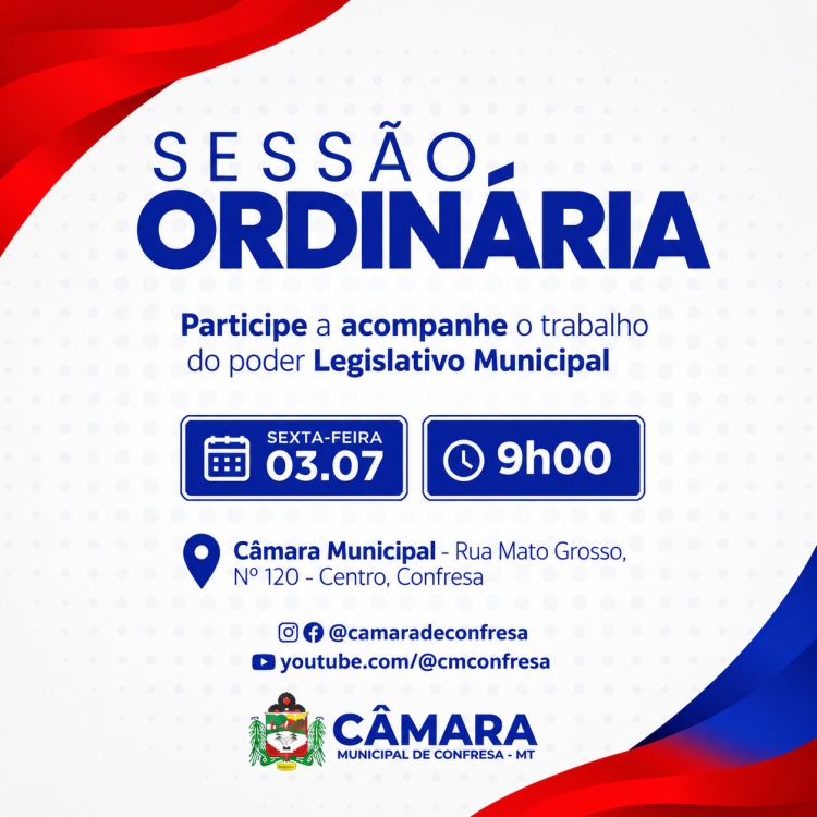 11ª Sessão Ordinária reforça o compromisso da Câmara Municipal com as demandas da população