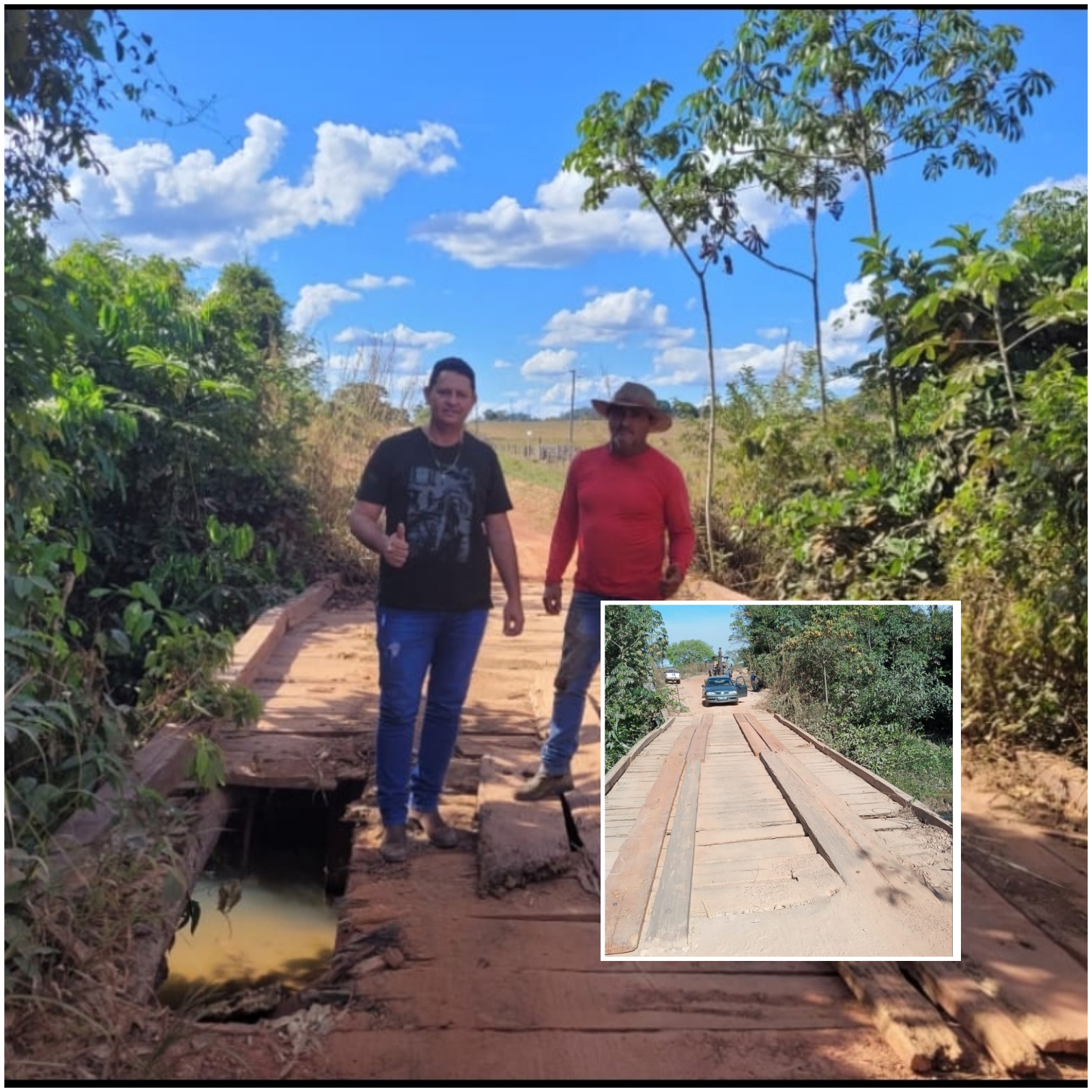 Ponte que dá acesso ao Setor Pietrobon foi restaurada